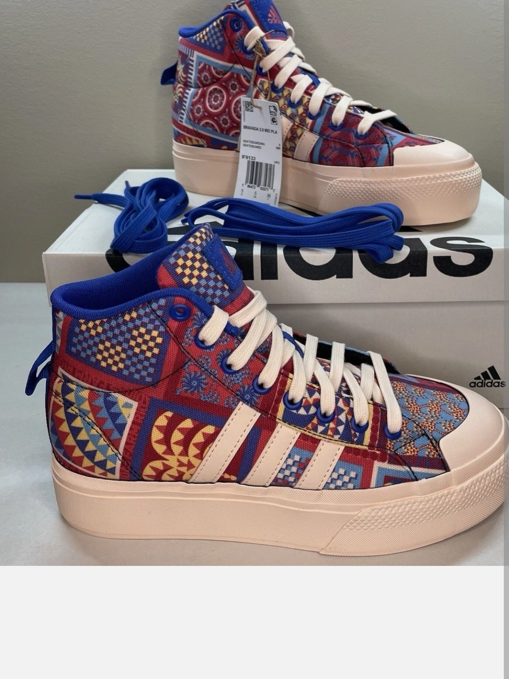 Adidas FARM Rio x Bravada 2.0 Platform Mid sneakers (Size 9.5)